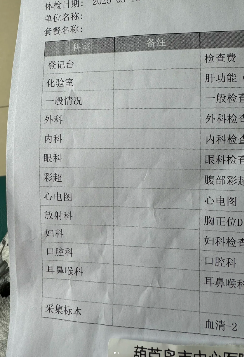 六盘水找人代替抽血葫芦岛入职体检报告-第1张图片-代解忧